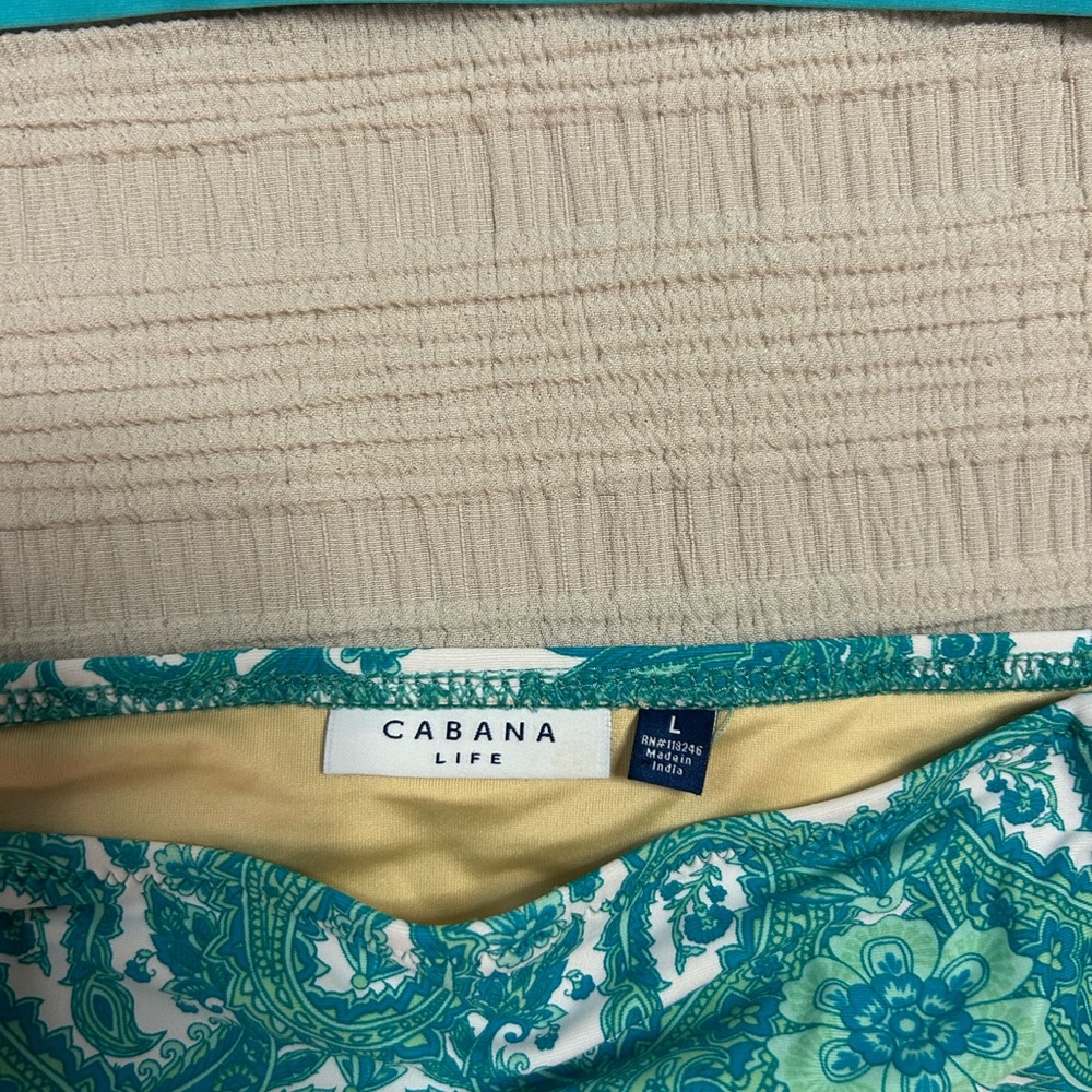 Cabana Life Ruffled Bikini Sz L - Picture 5 of 5
